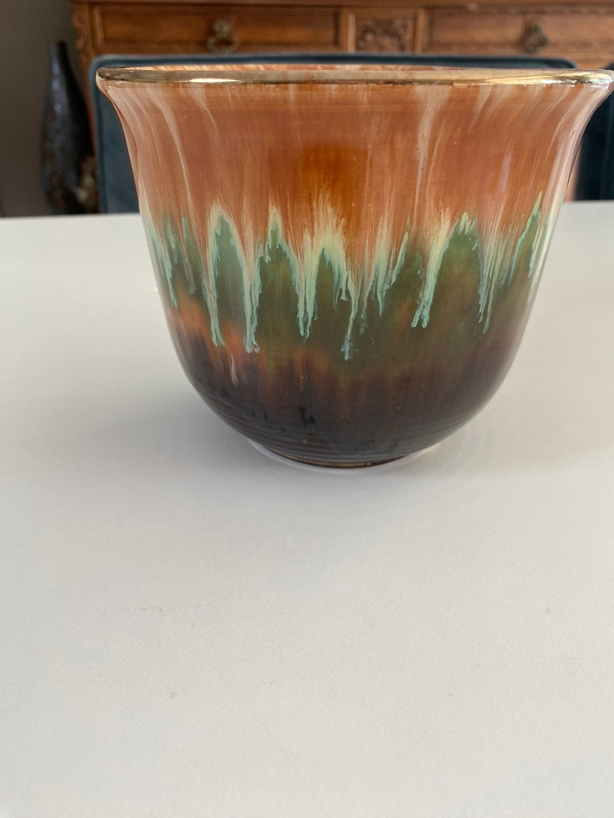 Mooie vintage bloempot, Antiek en Kunst, Ophalen