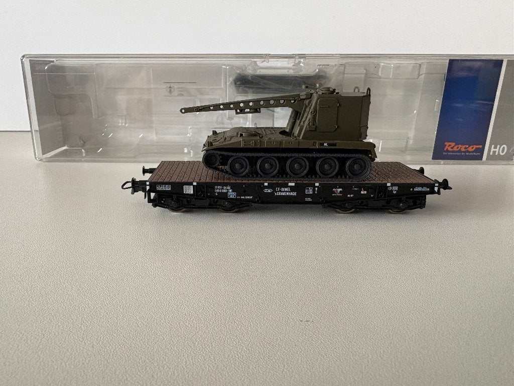 M578 BERGEPANZER NL SUR WAGON NS - ROCO - 1:87, Neuf, Wagon, NS, Roco
