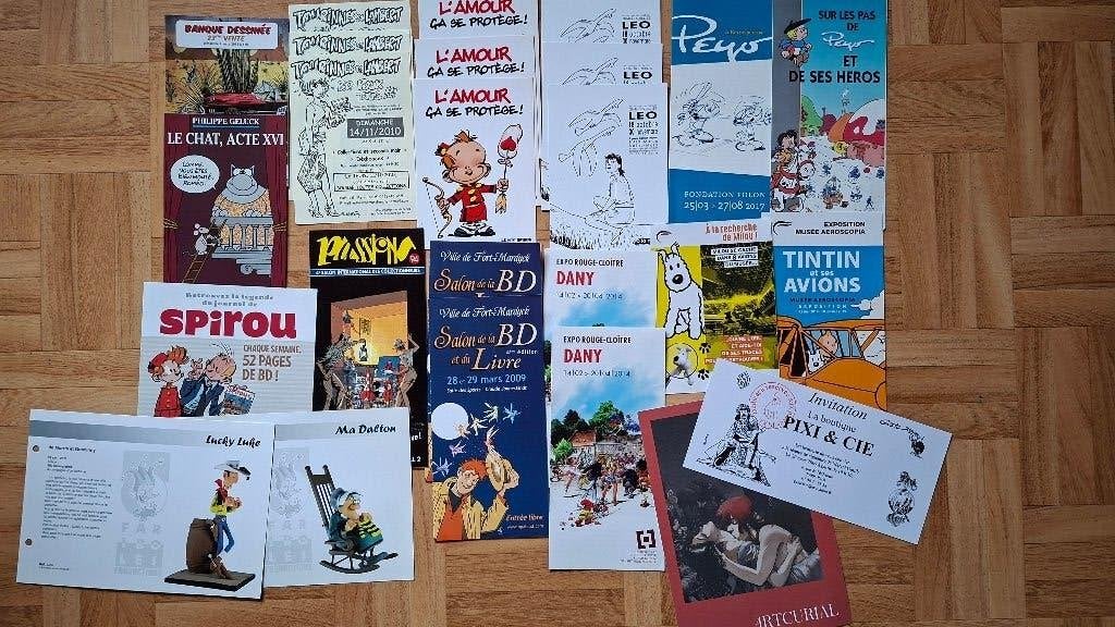 BD  peyo dany walthery gotlib leo janry morris  herge, Neuf, Plusieurs BD, Hergé., Envoi
