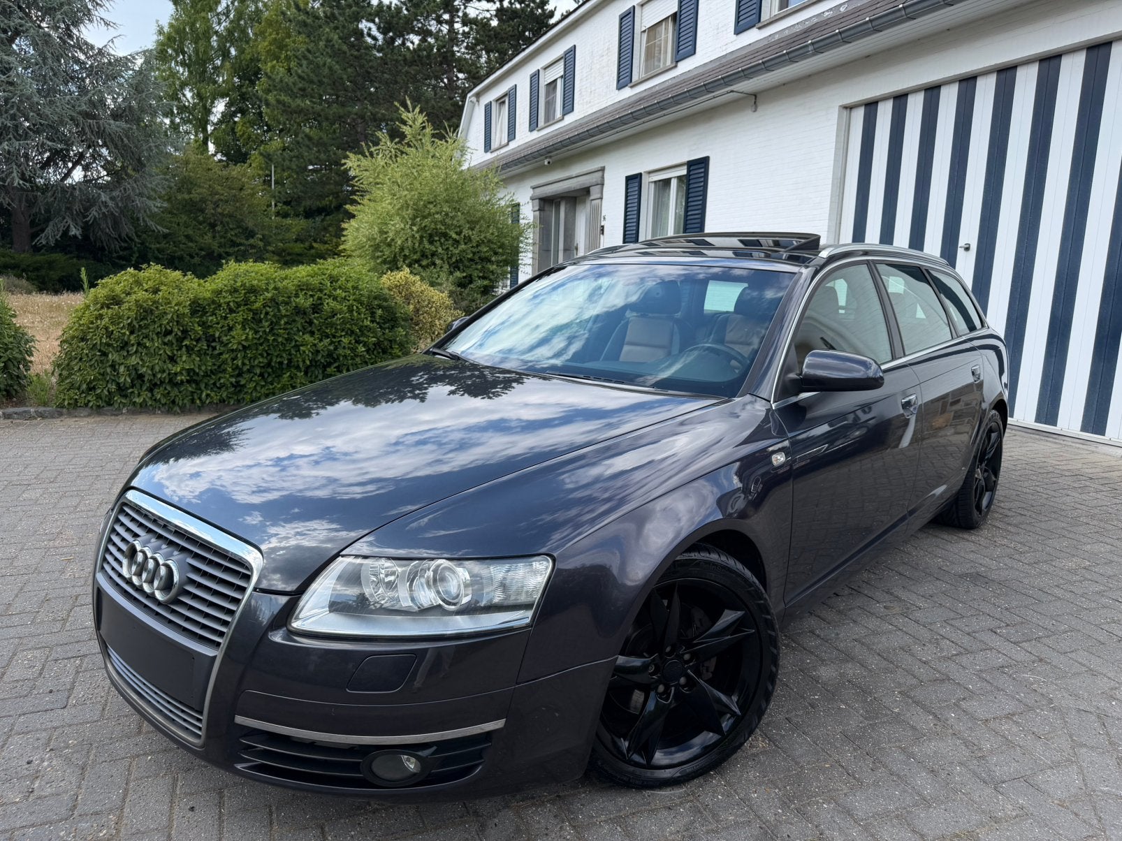Audi A6 Avant - Exclusive/Sport - Automaat - Nieuwstaat!, Auto's, Zwart, 4 cilinders, Bedrijf, 5 deurs