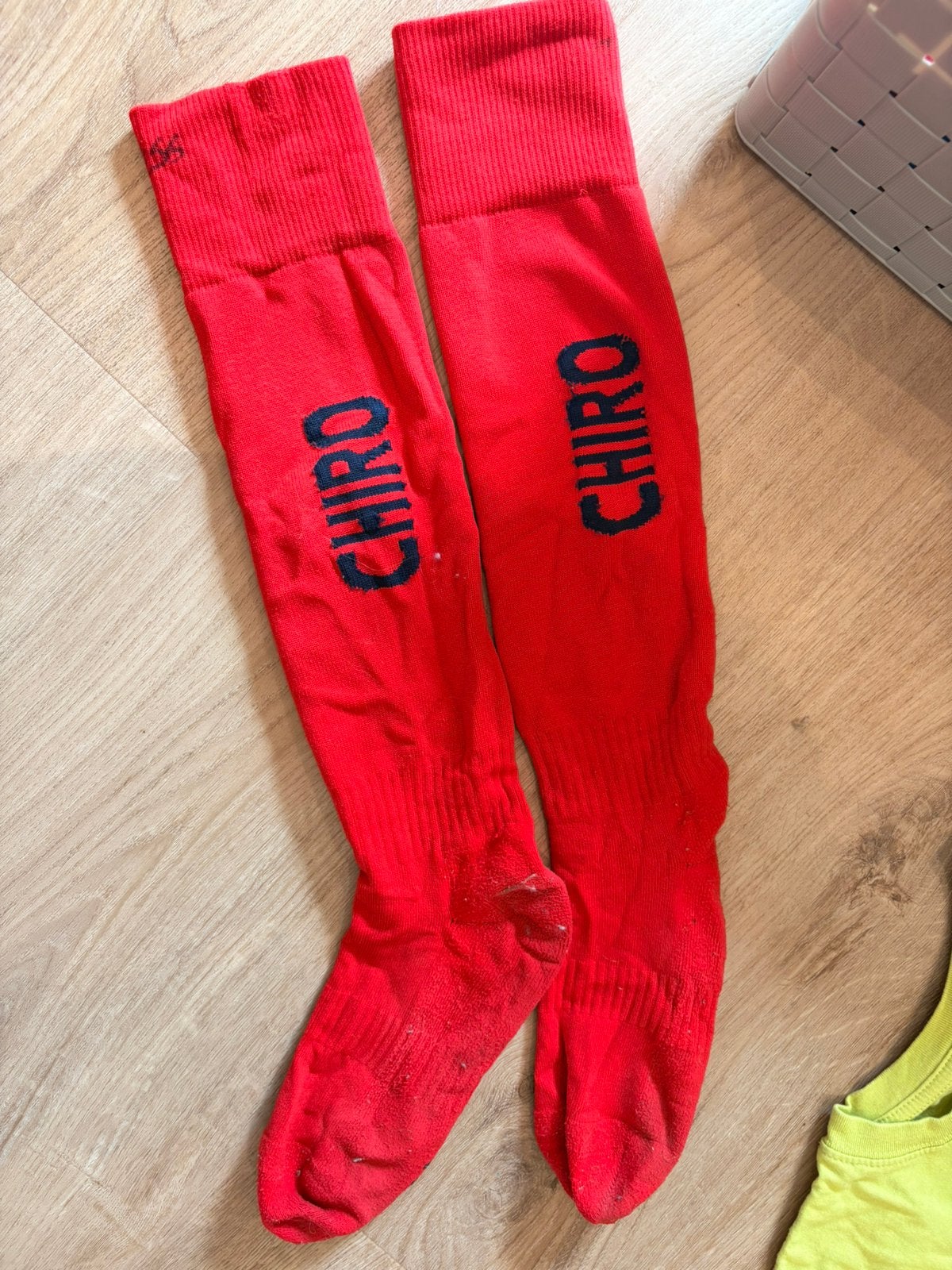 Chiro kousen maat 2 (+-38), Kleding | Dames, Sokken en Kousen, Ophalen, Gedragen, Rood, Sokken en Kniesokken