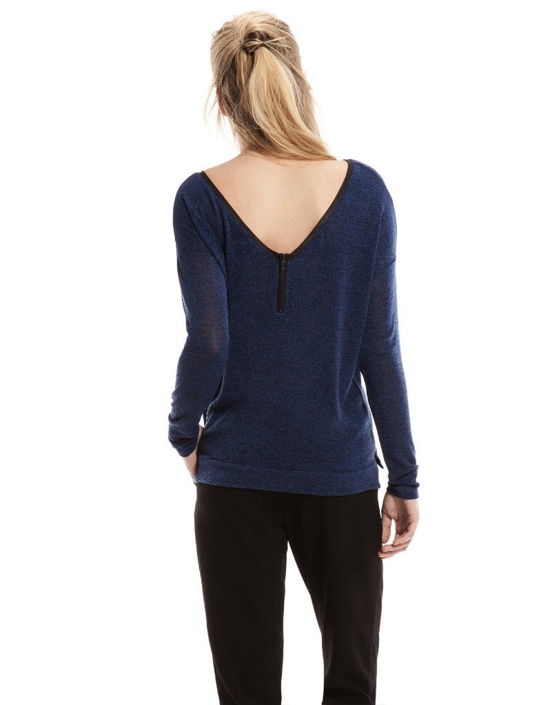 Blauwe trui van Bersha - Maat medium, Ophalen of Verzenden, Blauw
