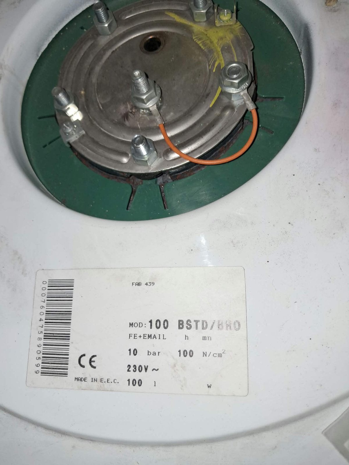 100L sanitaire ketel nieuw voor. Verwarming - boiler, Doe-het-zelf en Bouw, Ophalen, Zo goed als nieuw, Boiler