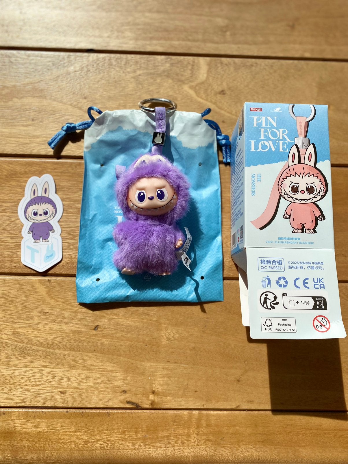 PopMart Labubu Pin voor Love Letter  T, Verzamelen, Poppetjes en Figuurtjes, Ophalen of Verzenden, Nieuw