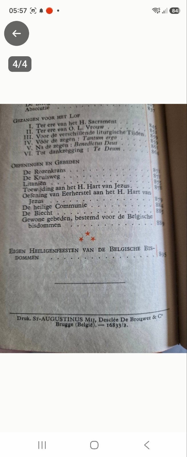 bijbel vesper, Ophalen of Verzenden