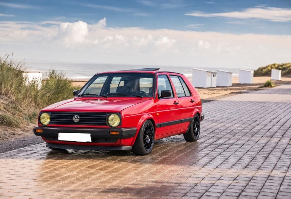 Oldtimer Golf 2 MK2 II 1.9 200PK stage3 INTERCOOLER TDI GTD, Auto's, Voorwielaandrijving, Stof, 4 cilinders, 942 kg