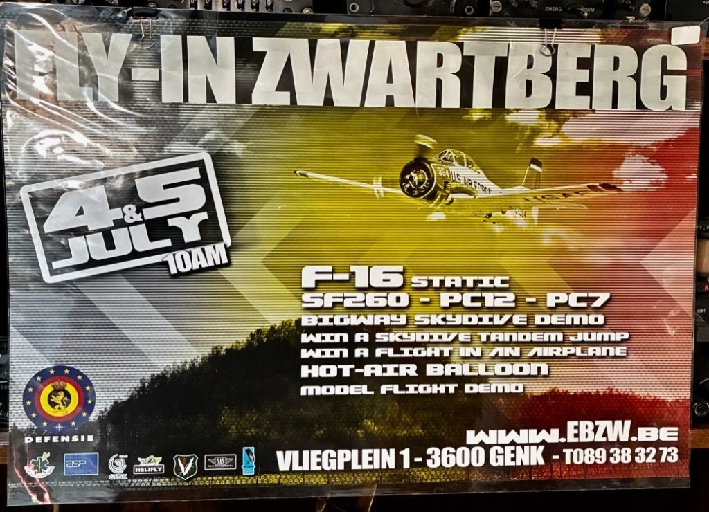 Fly-In Zwartberg., Collections, Enlèvement ou Envoi, Utilisé