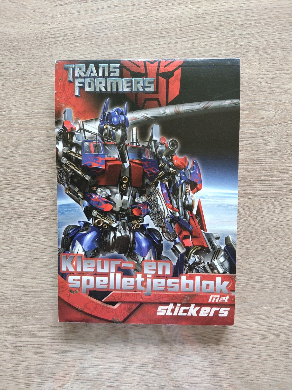Kleur en spelletjesblok Transformers, Verzamelen, G1, Ophalen of Verzenden, Nieuw, Autobots