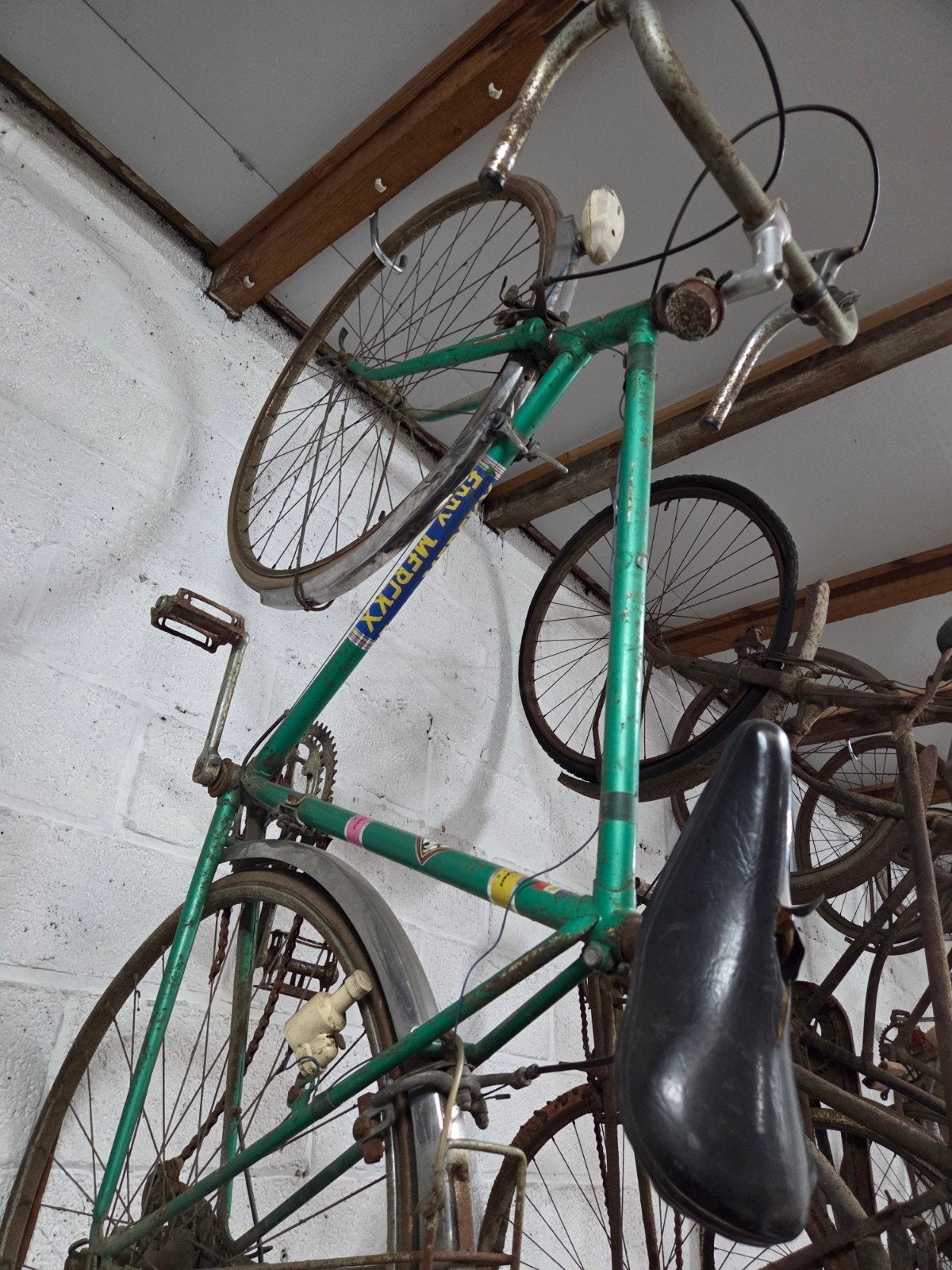 Vélo de course Eddy Merckx vintage, Enlèvement