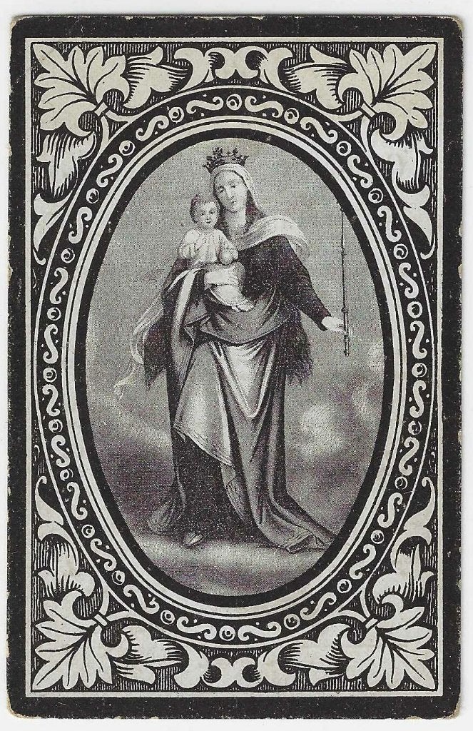 Constant Fournier, Doornijk 1823 - Kortrijk 1894, Enlèvement ou Envoi, Image pieuse