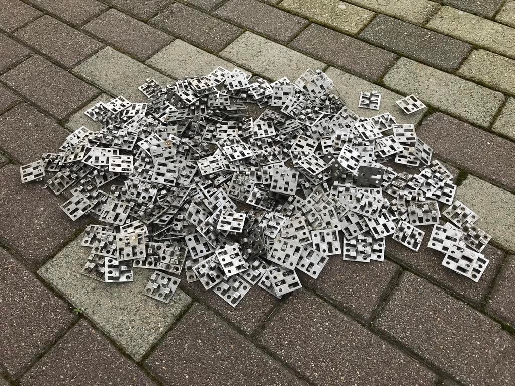 Teras clipsen vlonder clipsen inox, Ophalen, Gebruikt, Hout