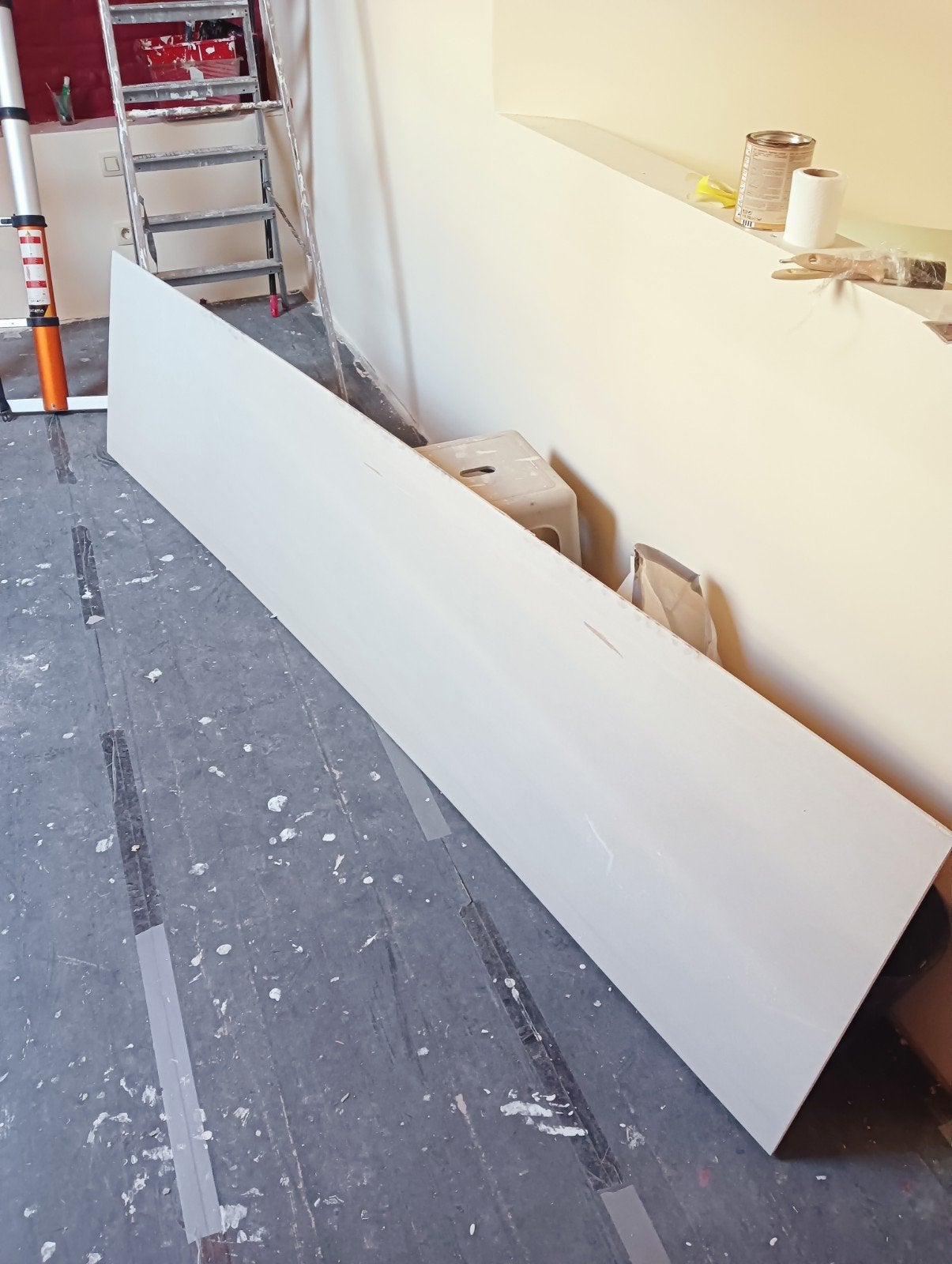 4 plaques gyproc 260x60x0,95 cm, Ophalen, Zo goed als nieuw, Overige materialen, 50 tot 100 mm