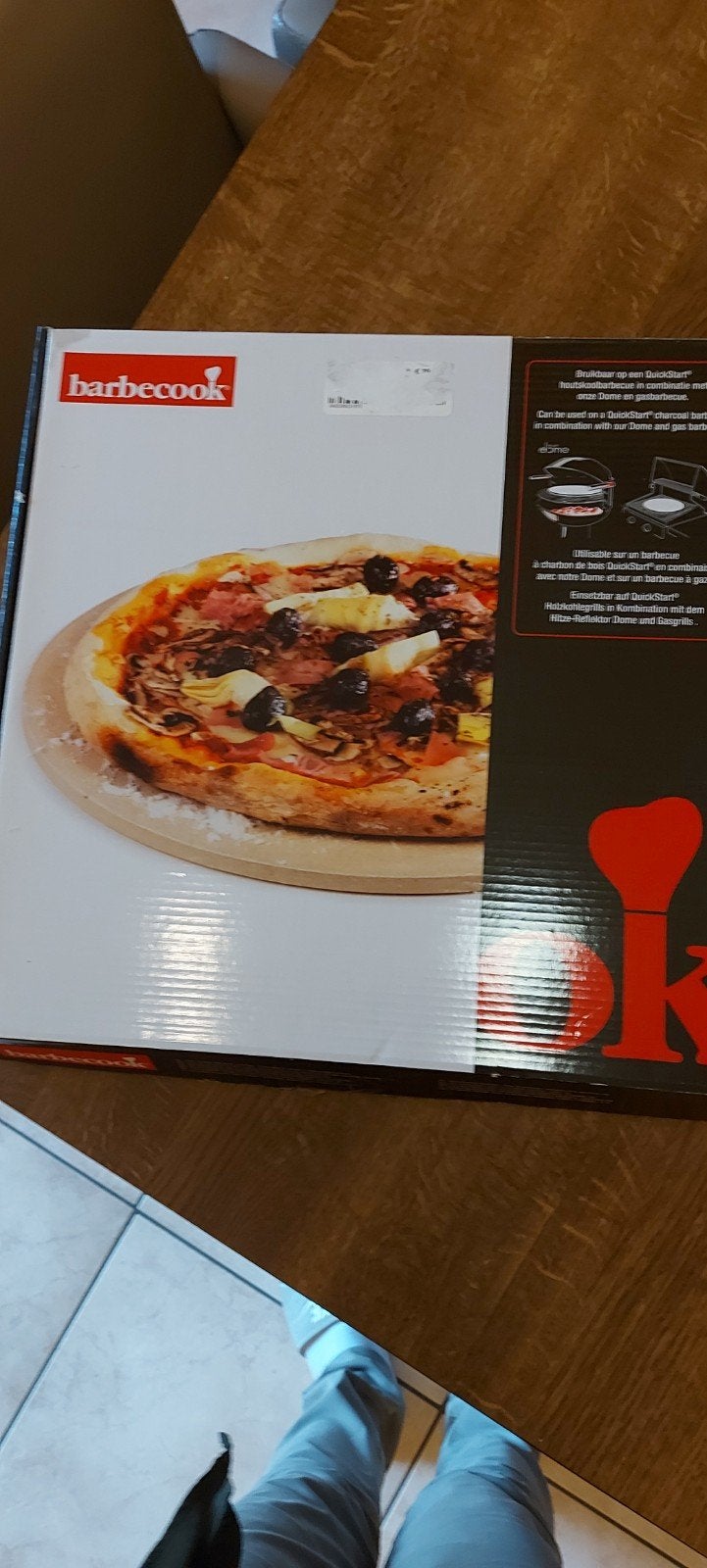 Pizzasteen voor barbeque Barbecook, Jardin & Terrasse, Enlèvement ou Envoi, Barbecook