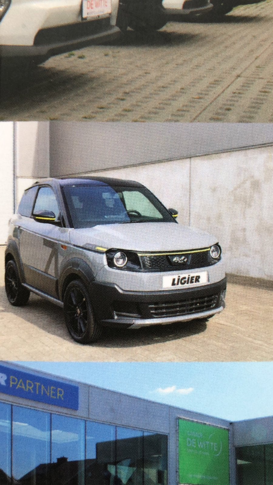 Brommobiel Ligier grijs, Ophalen