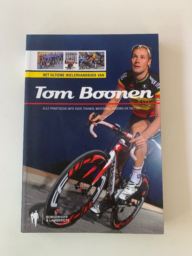 Het  ultieme wielerhandboek van Tom Boonen, Ophalen of Verzenden, Zo goed als nieuw, Lopen en Fietsen