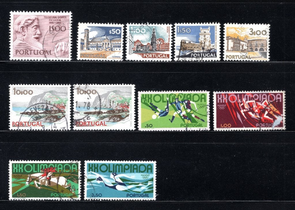 PORTUGAL Lot 1971 gestempeld, Verzenden, Portugal, Gestempeld