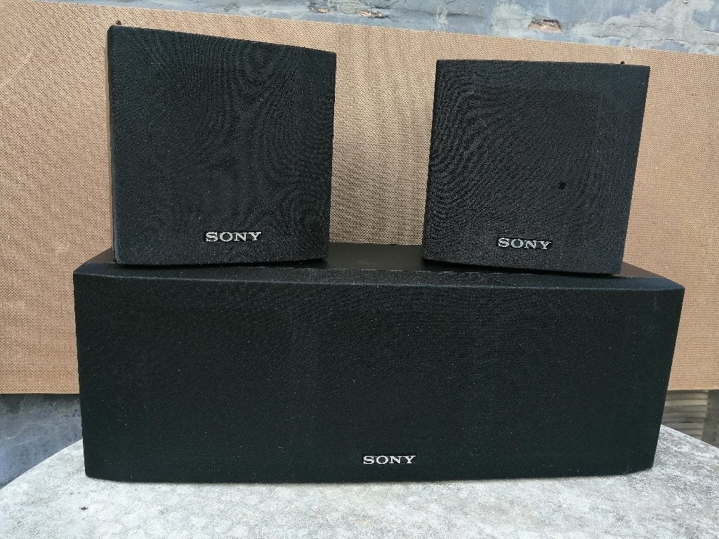 3 Enceintes Home-Cinéma SONY (1 Centrale + 2 Satellites), TV, Hi-fi & Vidéo, Enlèvement ou Envoi, Sony