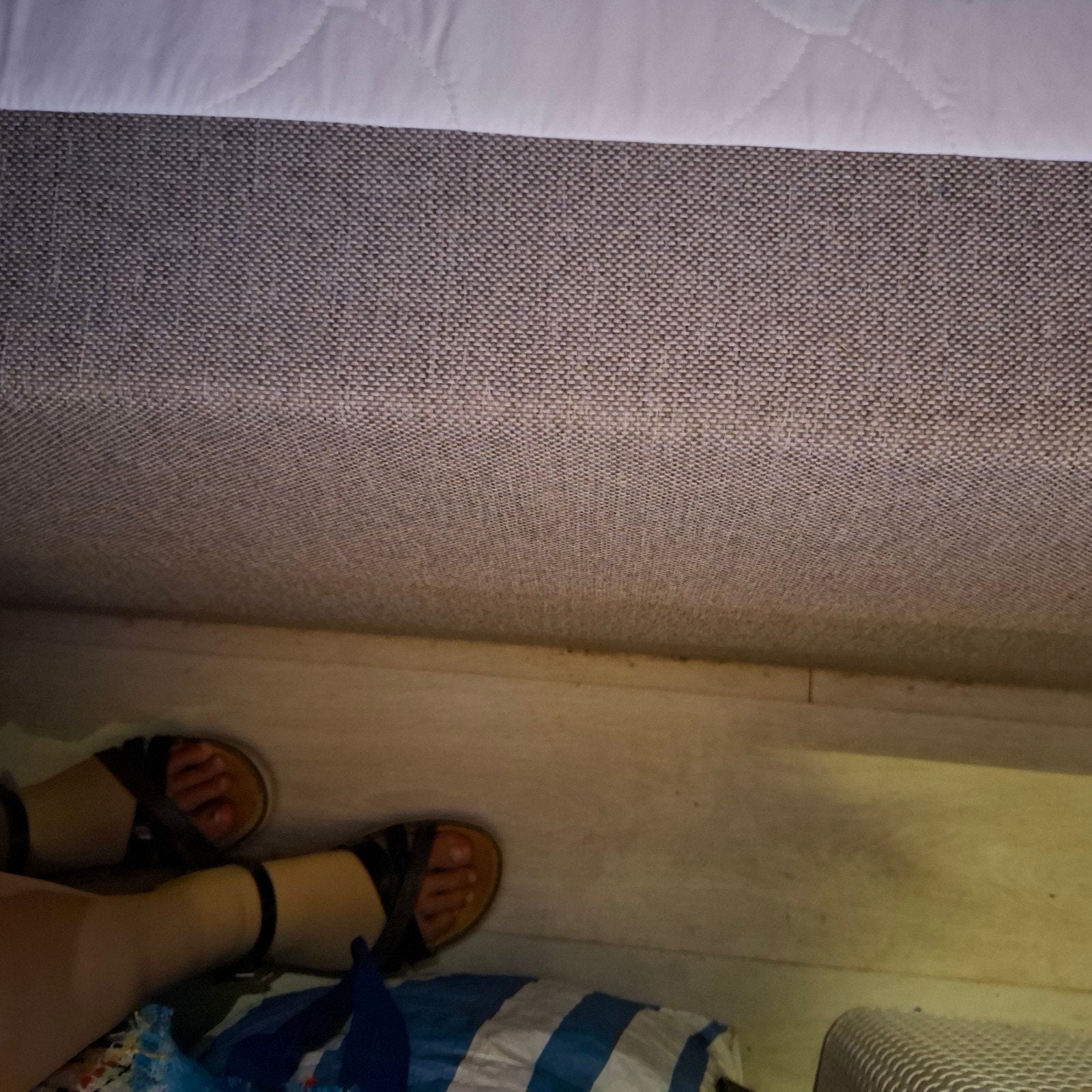 boxspring met dubbele opbergbox aan beide zijden, Ophalen, Tweepersoons, Zo goed als nieuw, Matras