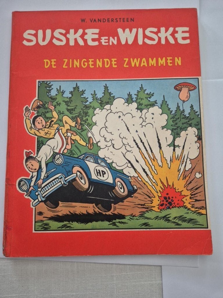 Suske en Wiske de zingende zwammen, Ophalen of Verzenden, Gelezen, Willy Vandersteen