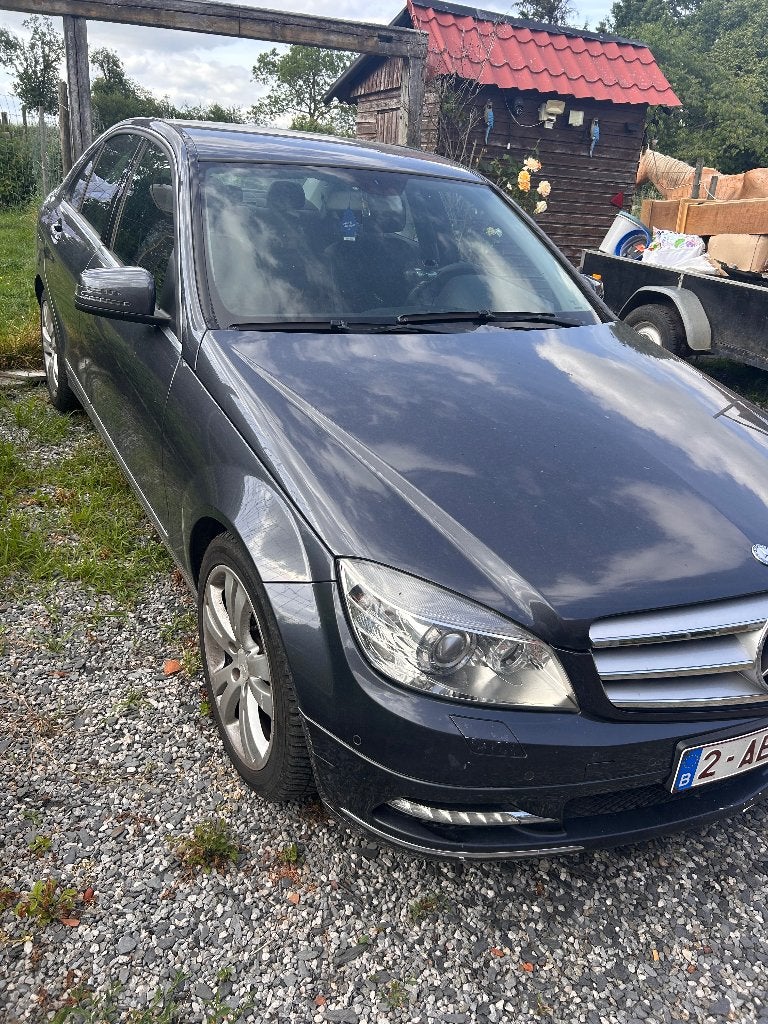 Mercedes 180c, Auto's, Mercedes-Benz, Voorwielaandrijving, Zwart, Blauw, Leder