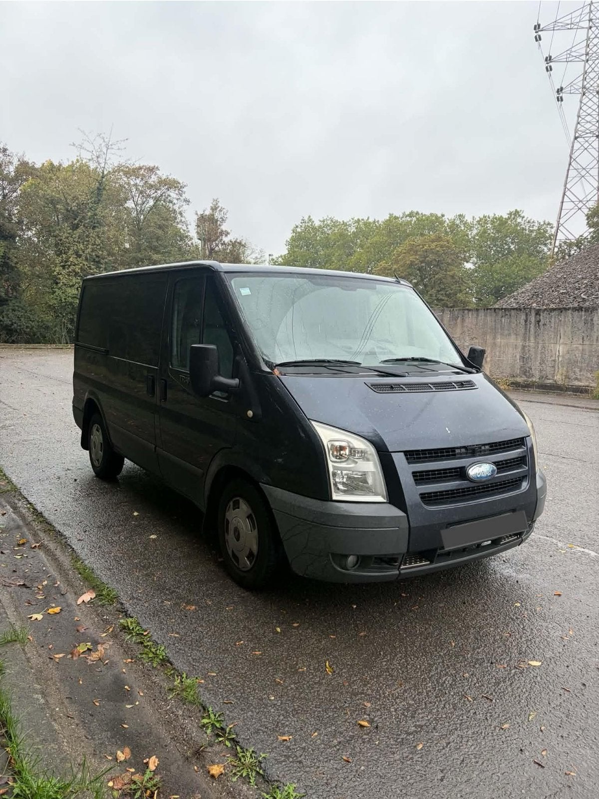 Ford Transit 2.2 Tdci prete a immatriculer, Auto's, Zwart, 5 deurs, Zilver of Grijs, Te koop