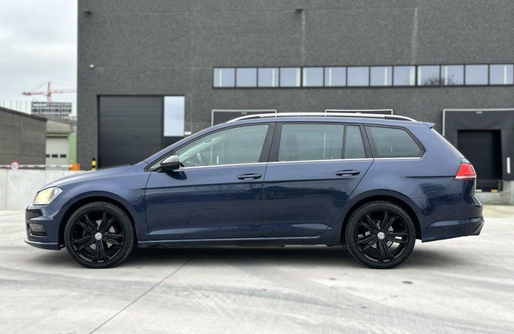 Volkswagen Golf 1.6TDI R Line 2017 Adaptive Cruise 164000km, Blauw, USB, Bedrijf, 5 deurs