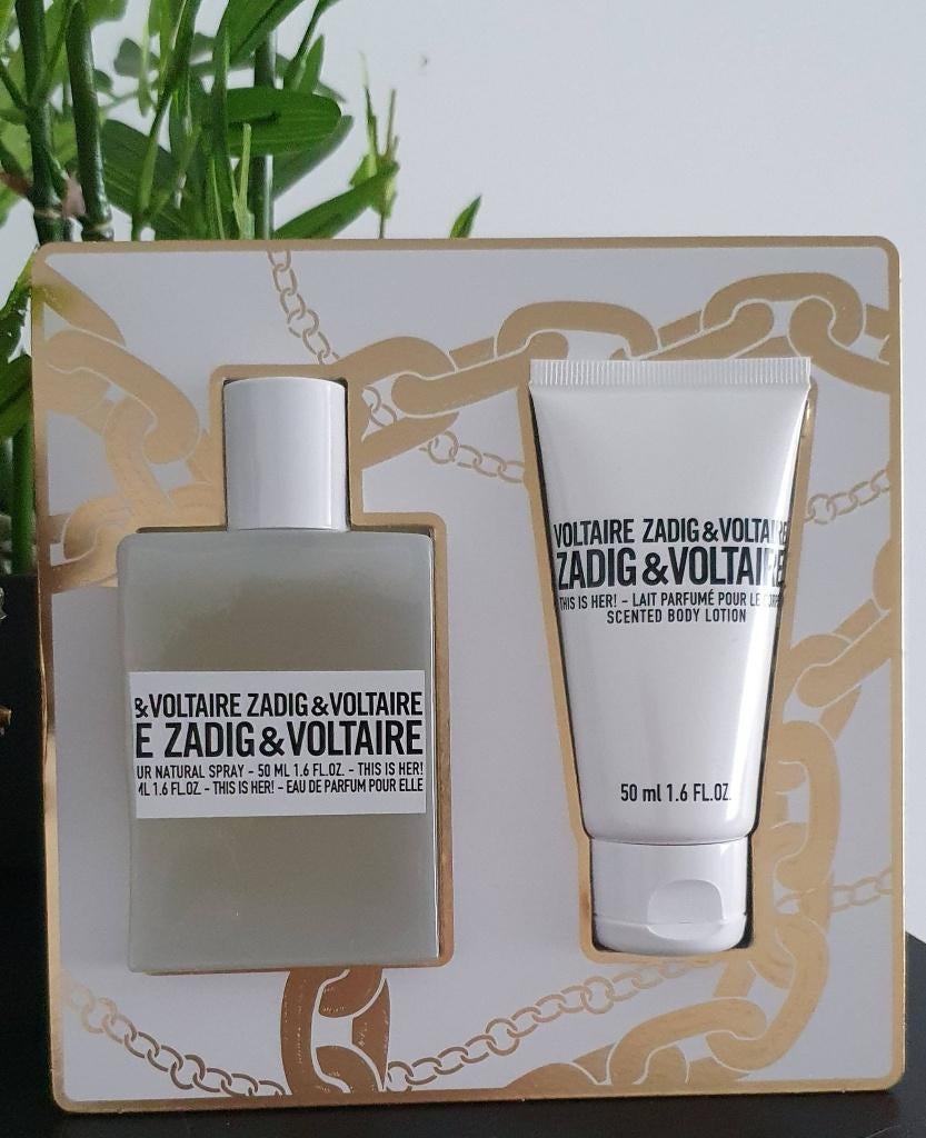 NEUF !! ZADIG & VOLTAIRE - THIS IS HER ! Lot 2 produits, Bijoux, Sacs & Beauté, Enlèvement, Neuf