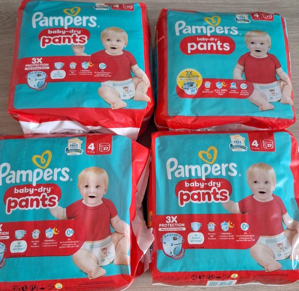 Pampers Baby-dry pants, Enlèvement