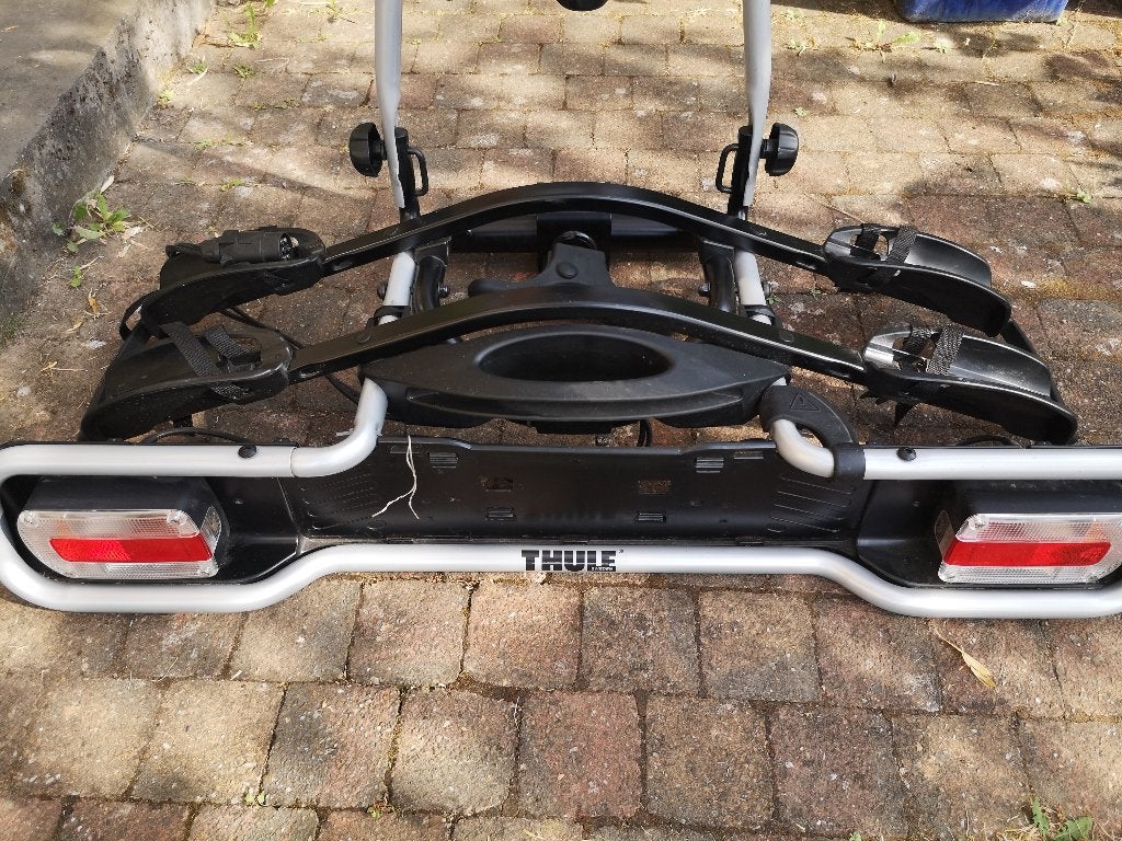 Porte-vélo plateau Thule 2 vélos, Vélos & Vélomoteurs, Enlèvement, Comme neuf