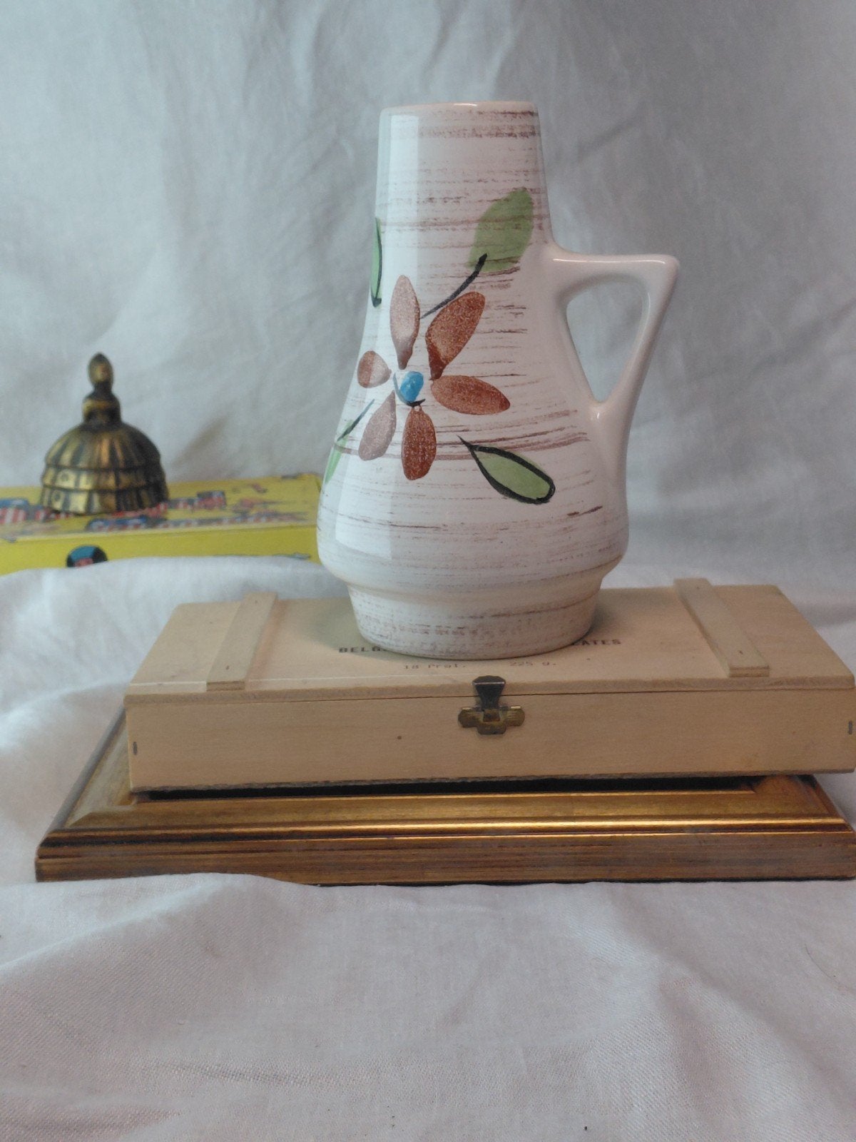 Vase pichet vintage en céramique West Germany (270-17), Enlèvement ou Envoi