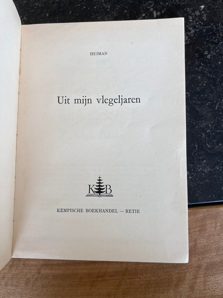 Uit mijn Vlegeljaren - Heiman, Enlèvement ou Envoi, Utilisé, Heiman, Fiction général