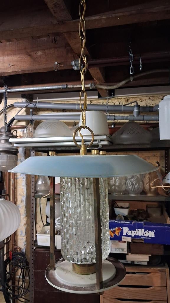Vintage Frans hanglampje., Ophalen