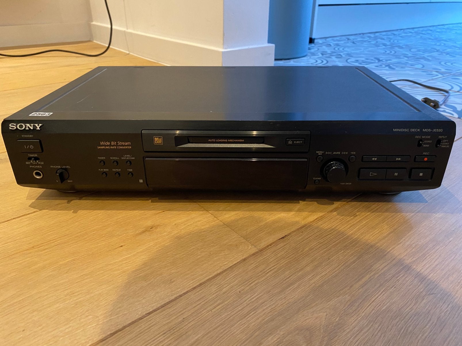 Sony Minidisc-draaitafel, Ophalen, Minidisc-speler