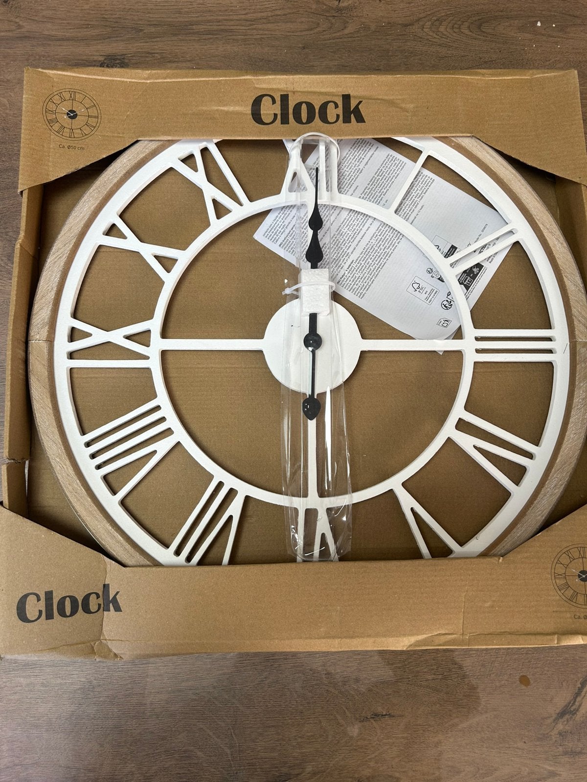 Te koop hele mooie klok Nieuw!!, Huis en Inrichting, Woonaccessoires | Klokken, Ophalen, Nieuw, Analoog, Wandklok