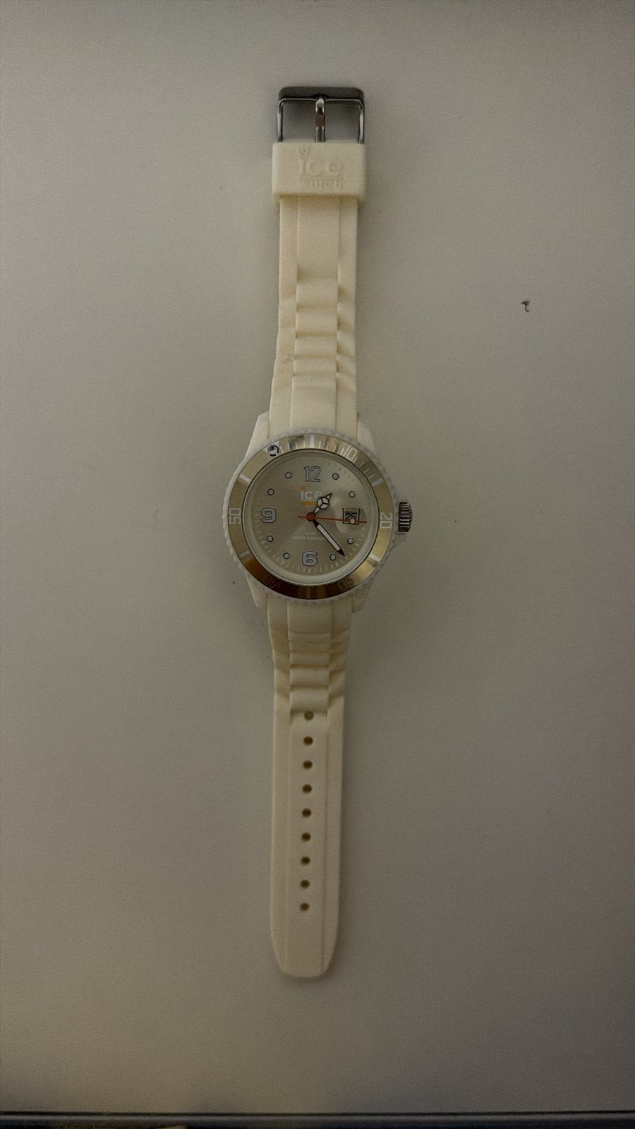Montre Working White Ice Watch pour femme, Autres marques, Acier, Enlèvement, Synthétique