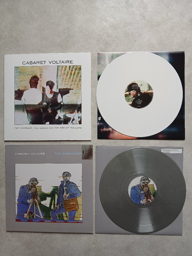 cabaret voltaire 2 lp's albums rééditions 2013, Rock électronique, Comme neuf, Vinyle coloré, Envoi