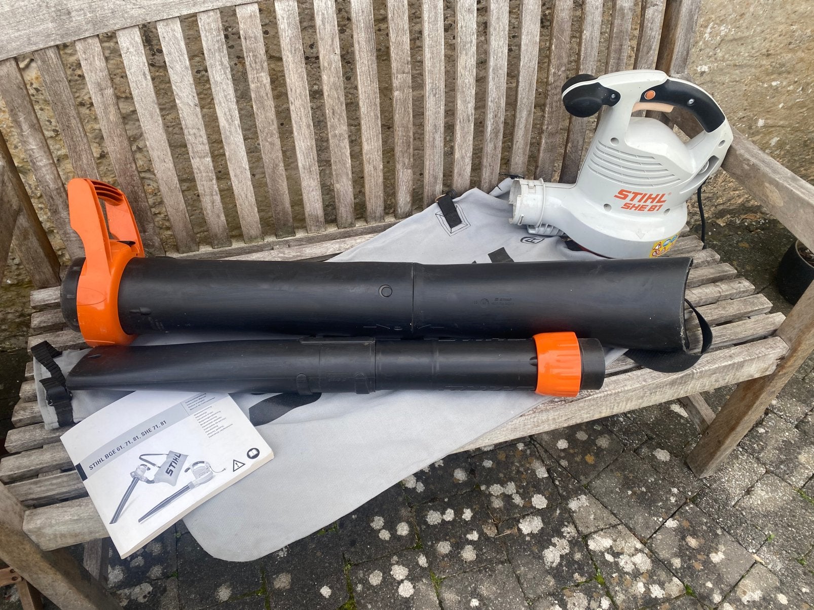 Souffleur/aspirateur de feuilles plus fonctionnel, Jardin & Terrasse, Avec sac de ramassage, Électrique, Porté à la main, Enlèvement