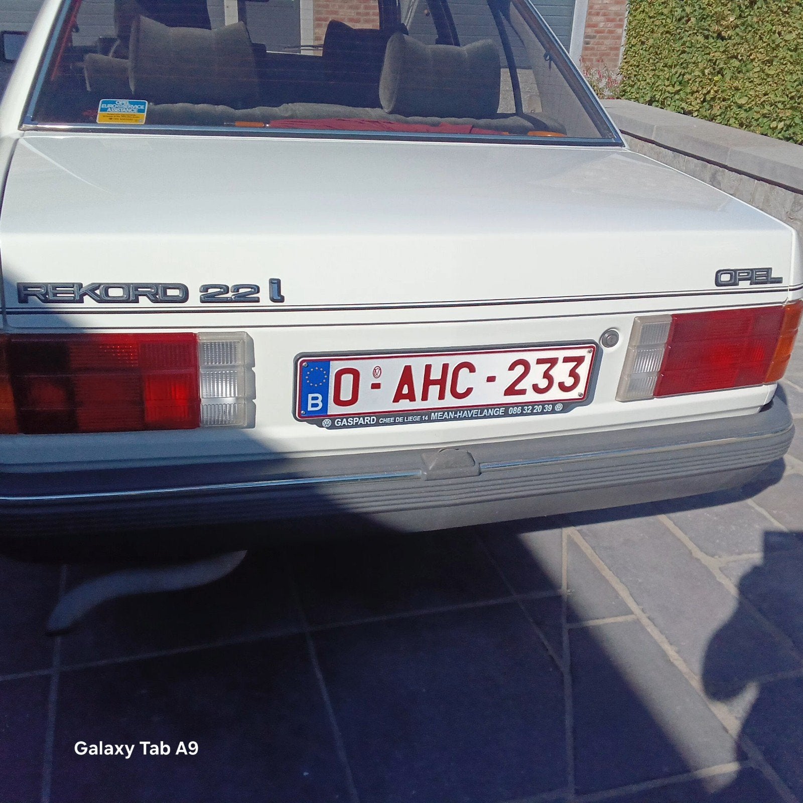 opel record E 2l2, Enlèvement, Opel, Porte
