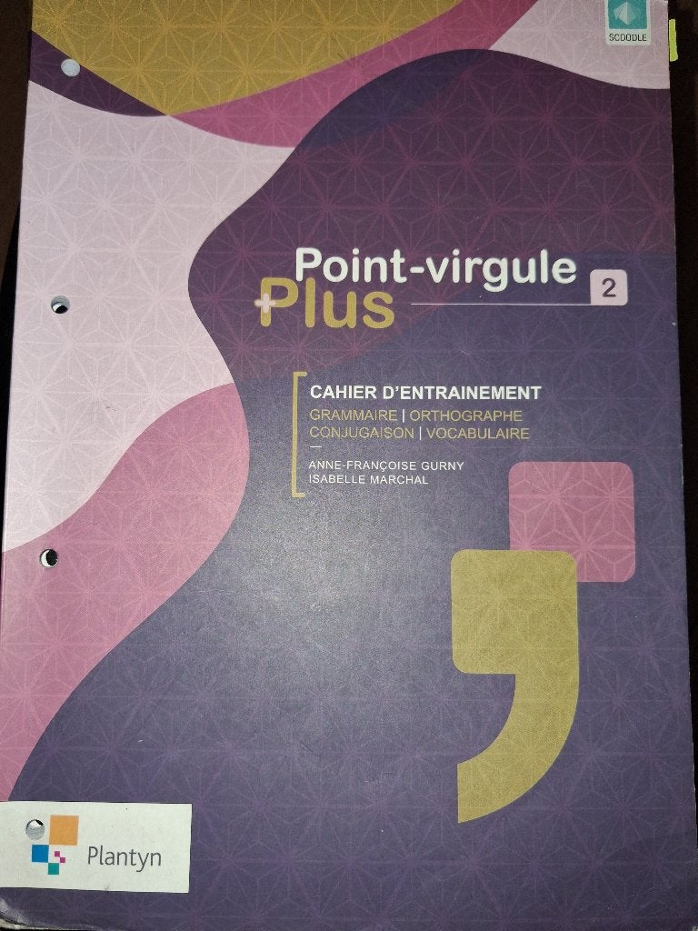 Point-virgule 2, Livres, Enlèvement ou Envoi, Plantyn, Français, Utilisé