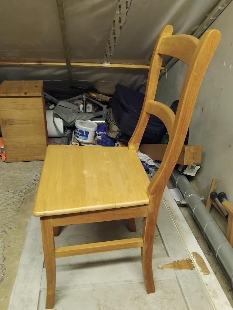 Chaises en chaîne massif à vendre, Enlèvement