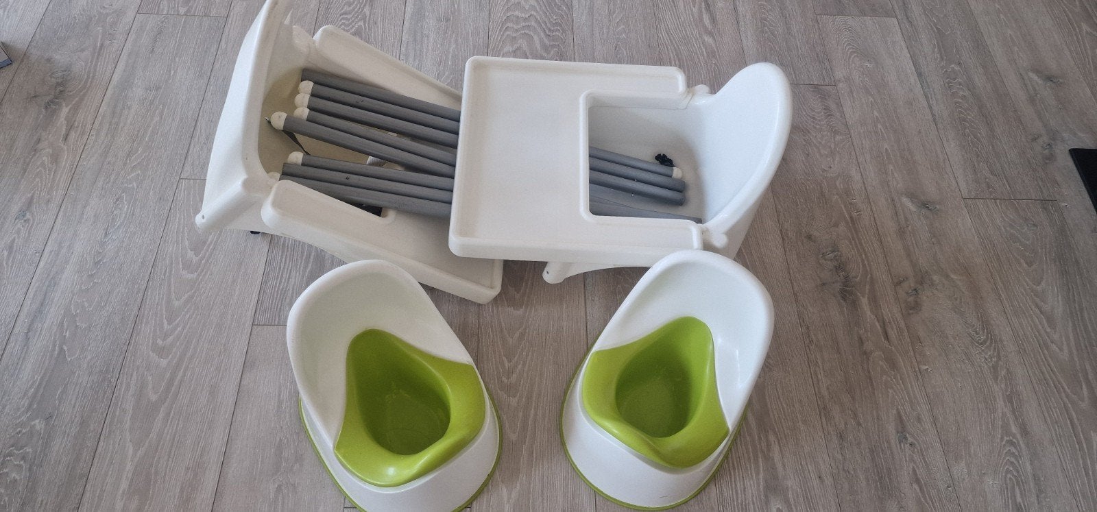 2 chaises hautes IKEA ANTILOP + 2 pots bébé – Très bon état, Enfants & Bébés, Enlèvement, Utilisé