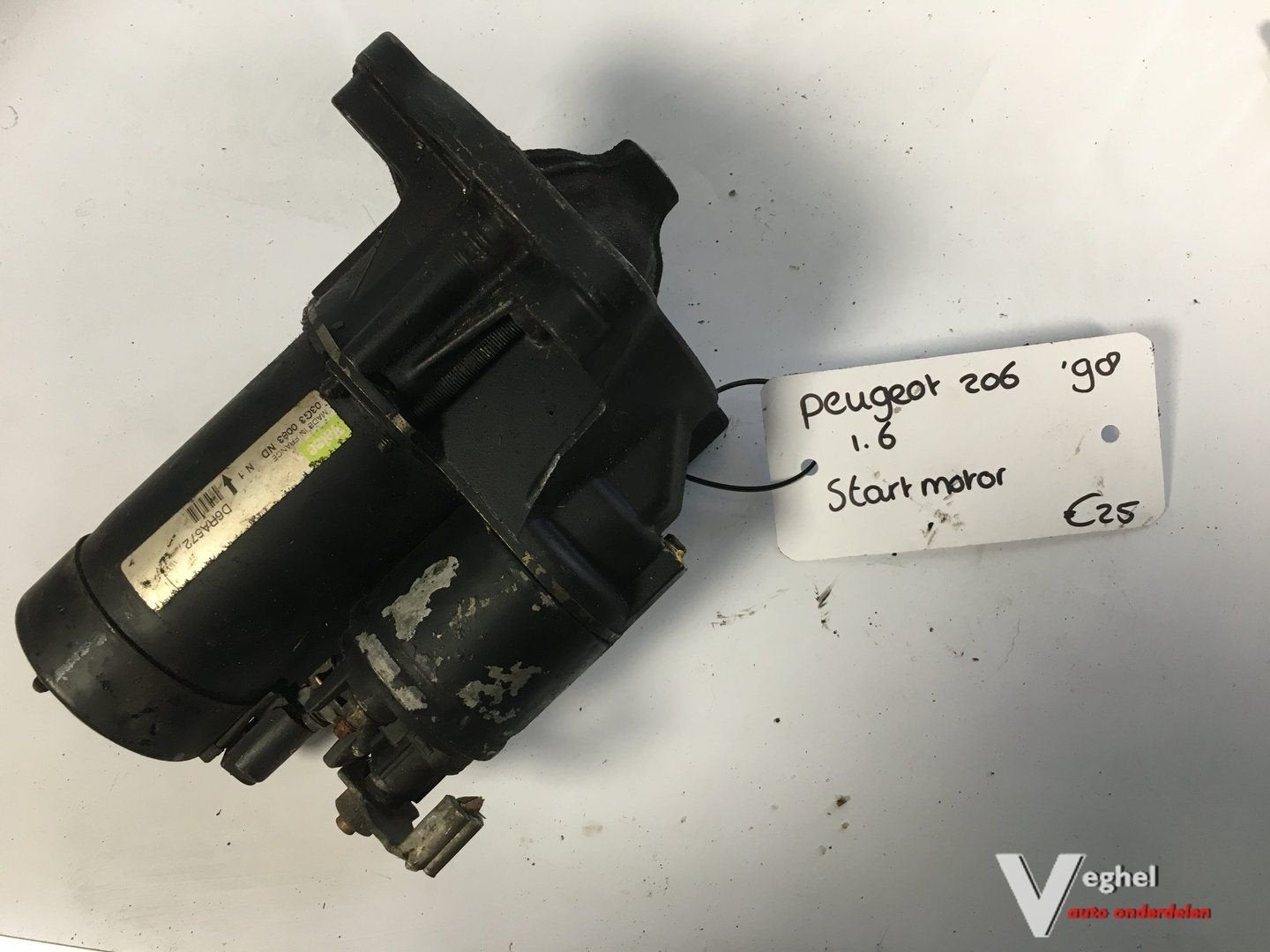 Peugeot 206 1.6 1998 Startmotor, Auto-onderdelen, Gebruikt, -, -, Ophalen of Verzenden