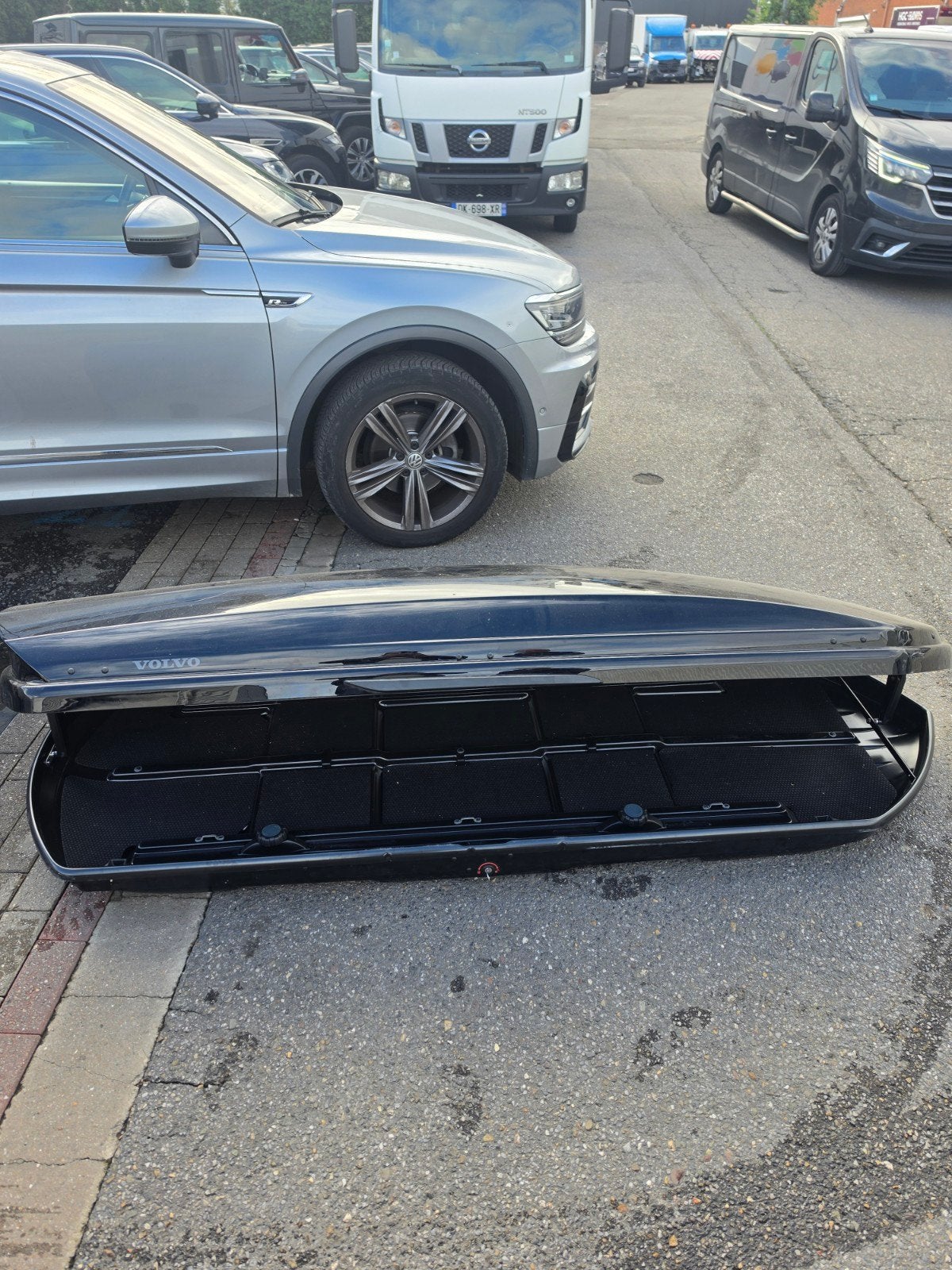Volvo Thule Dynamic 900 dakkoffer, Auto diversen, Ophalen, Gebruikt