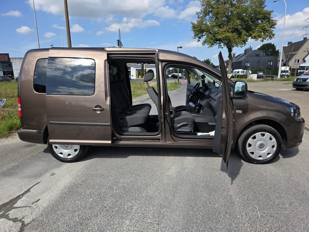 Volkswagen Caddy Maxi 1.6tdi Automatigue 7 zitplaatsen, Auto's, Automaat, Euro 5, Stof, 4 cilinders