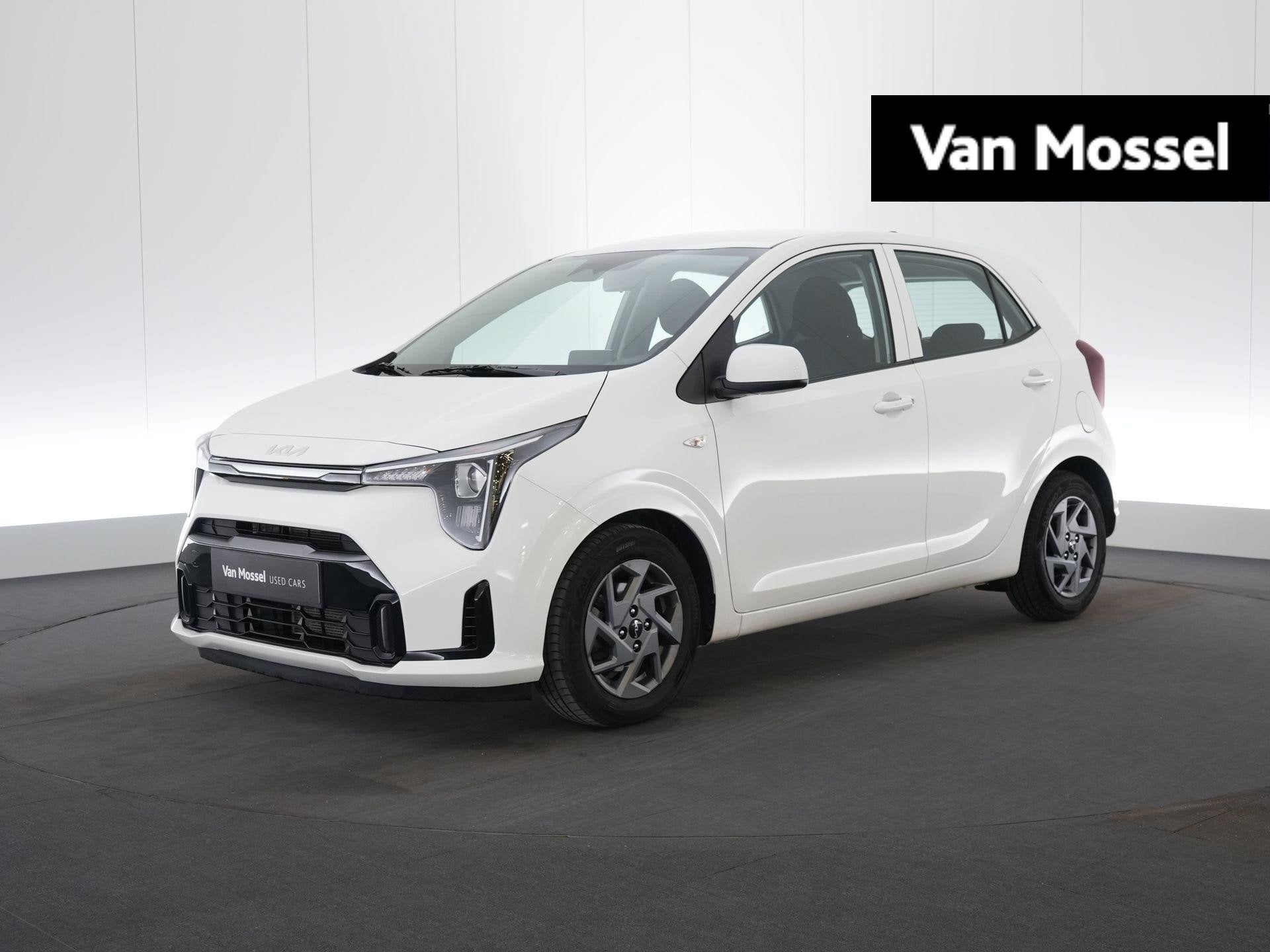 Kia Picanto 1.0 MPI 63 Pulse AMT CAMERA/AIRCO, Auto's, Kia, Stof, Gebruikt, Zwart, 46 kW