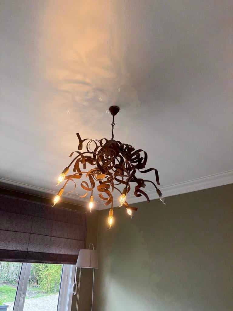 Prachtige verroeste luster, Ophalen, Zo goed als nieuw