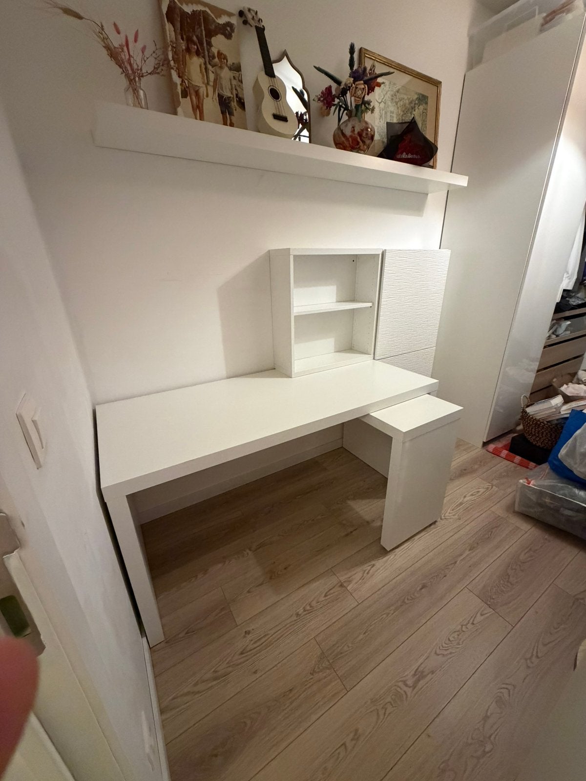 Bureau + petites armoires, Scandinave, 150 cm, 65 cm, Enlèvement