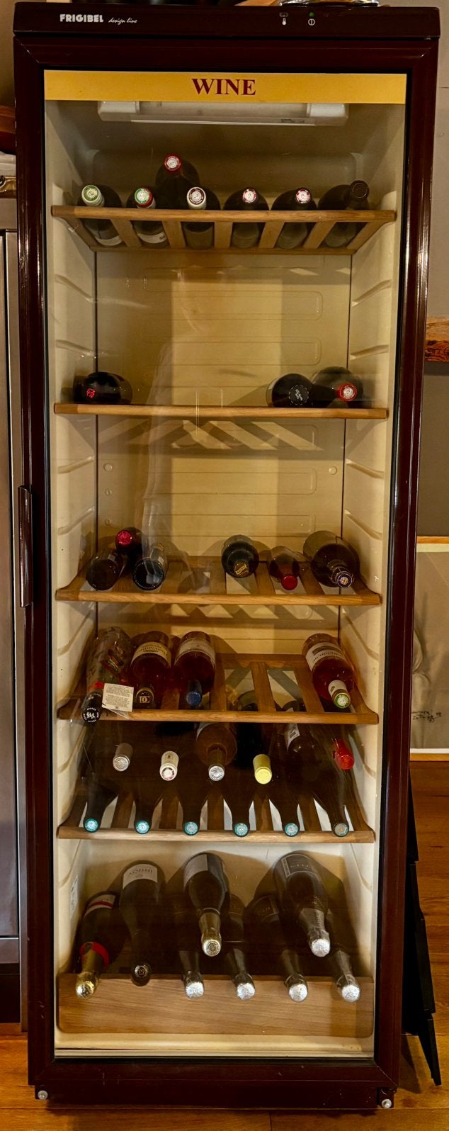 Armoire à vin Frigibel, Maison & Meubles, Accessoires pour la Maison | Porte-bouteilles, 25 bouteilles ou plus, Enlèvement, Utilisé