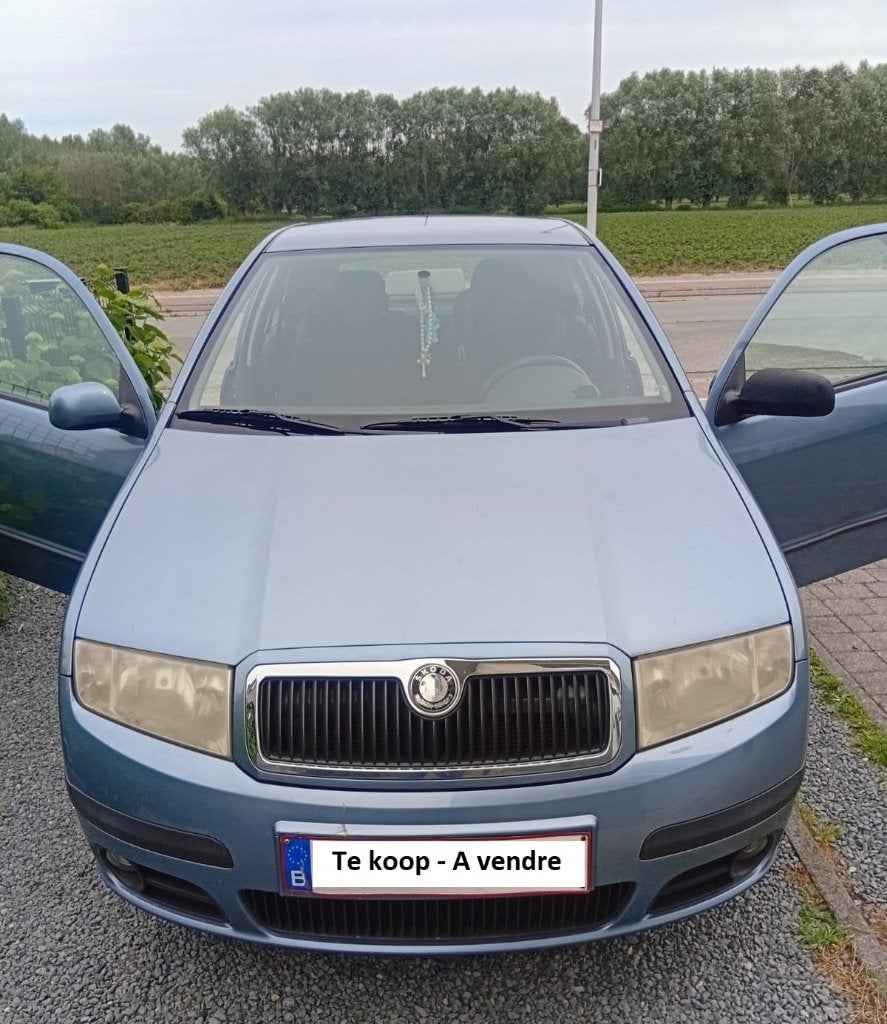 Skoda Fabia 1200cc benzine te koop, Auto's, Voorwielaandrijving, 4 deurs, Stof, Zwart