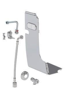 440. Geberit wateraansluitset chroom 147033211 Aquaclean, Ophalen of Verzenden, Nieuw
